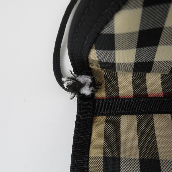 実際に弊社で買取させて頂いたBURBERRY/バーバリー ノバチェック ポーチ ポシェット ショルダーバッグ キャンバスの画像 9枚目