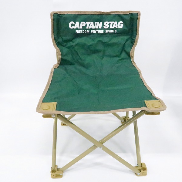 実際に弊社で買取させて頂いたCAPTAIN STAG/キャプテンスタッグ CS コンパクトチェア MINI M-3875 2脚セットの画像 1枚目