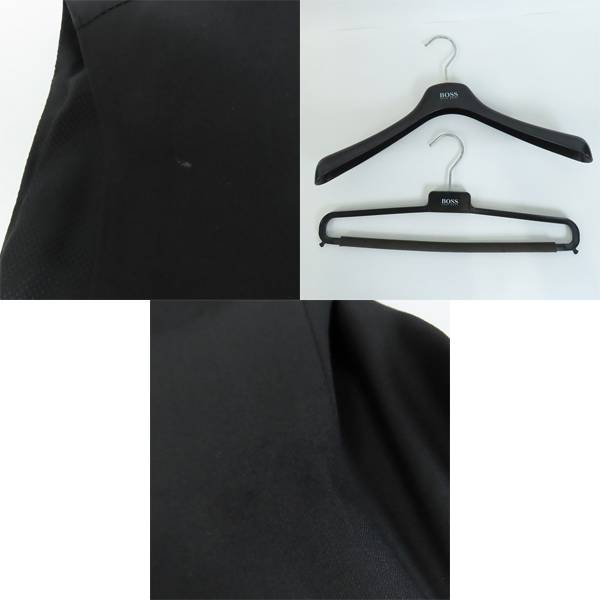 実際に弊社で買取させて頂いたHUGO BOSS/ヒューゴボス スリーピース ジャケット/ベスト/パンツ ブラック セットアップ /UK48/UK46の画像 9枚目