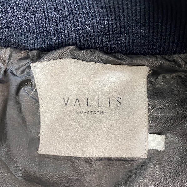 実際に弊社で買取させて頂いたVALLIS by FACTOTUM/ヴァリスバイファクトタム ジップ ブルゾン　48の画像 2枚目