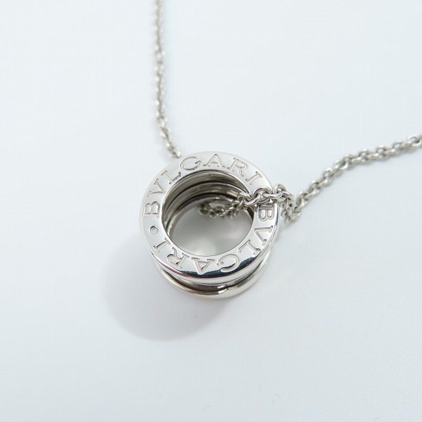 実際に弊社で買取させて頂いたBVLGARI/ブルガリ 750/K18WG/ホワイトゴールド B-ZERO1/ビーゼロワン ネックレス の画像 2枚目
