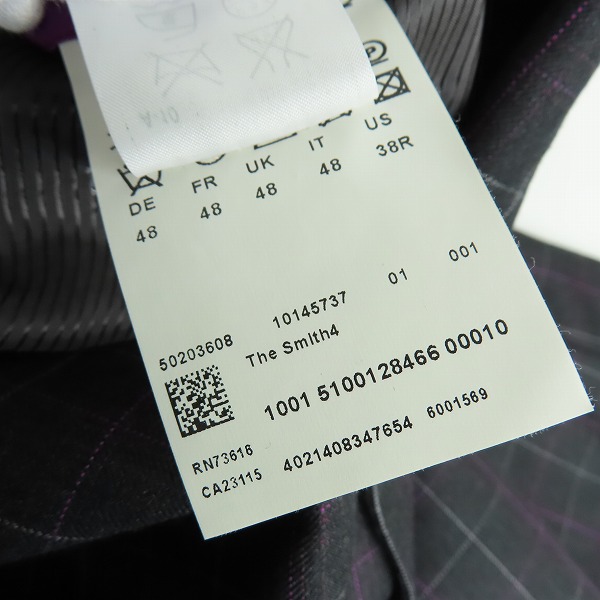 実際に弊社で買取させて頂いたHUGO BOSS/ヒューゴボス テーラードジャケット 48の画像 4枚目