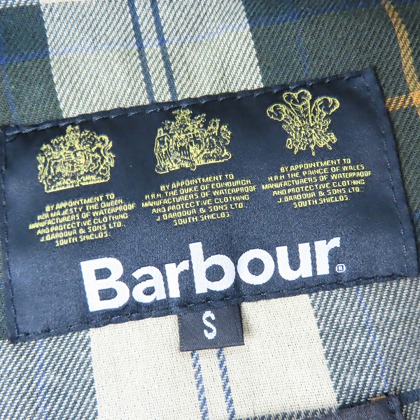 実際に弊社で買取させて頂いたBARBOUR/バブアー SPEY JACKET スペイ オイルドジャケット MWX1212SG51 Sの画像 2枚目