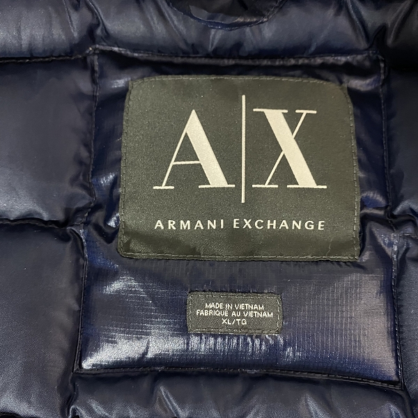 実際に弊社で買取させて頂いたARMANI EXCHANGE/アルマーニ エクスチェンジ 袖ロゴブルゾン XLの画像 2枚目