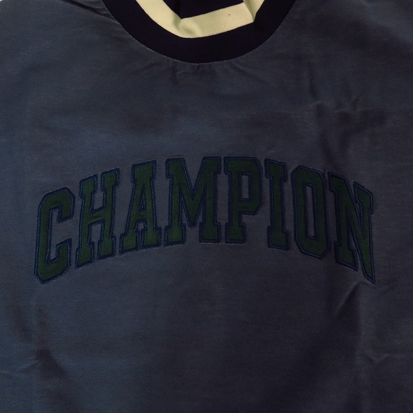実際に弊社で買取させて頂いた 【未使用】Champion/チャンピオン ゴルフ モックネック プリント シャツ C3-SG408 Lの画像 4枚目