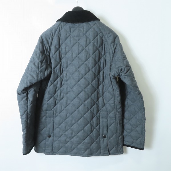 実際に弊社で買取させて頂いたBarbour/バブアー 襟コーデュロイ キルティングジャケット 1702479/36の画像 1枚目