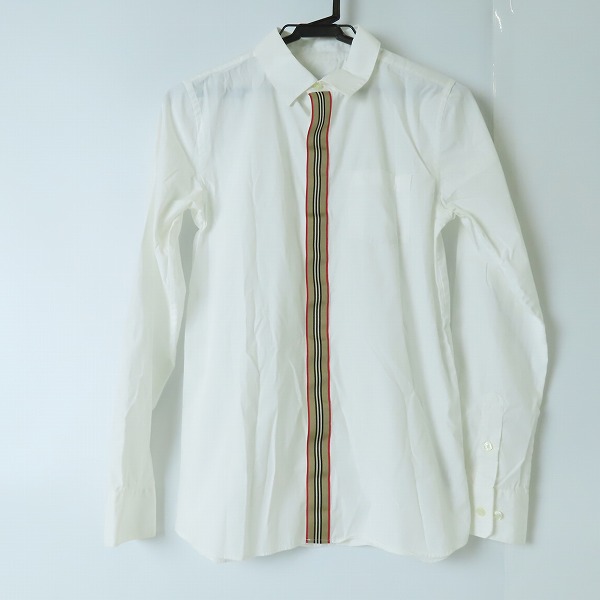 実際に弊社で買取させて頂いたBURBERRY/バーバリー ストライプパターンコットンシャツ 8030103/14Y 164cm