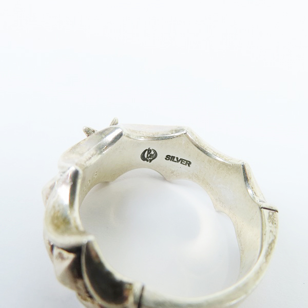 実際に弊社で買取させて頂いたBloody Mary/ブラッディーマリー カラペスリング w/1サファイア 21号の画像 6枚目