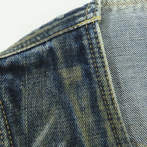 実際に弊社で買取させて頂いたNUMBER (N)INE/ナンバーナイン 初期 デニムベスト/2 の画像 4枚目