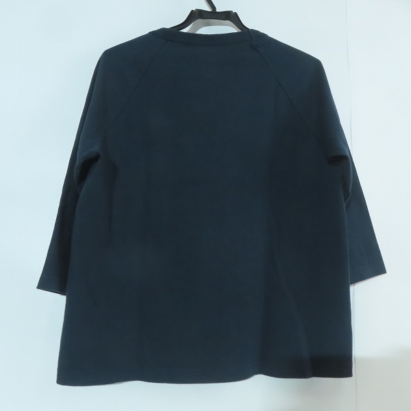 実際に弊社で買取させて頂いた【未使用】Champion/チャンピオン 7分丈カットソー ネイビー USA製 Mの画像 1枚目