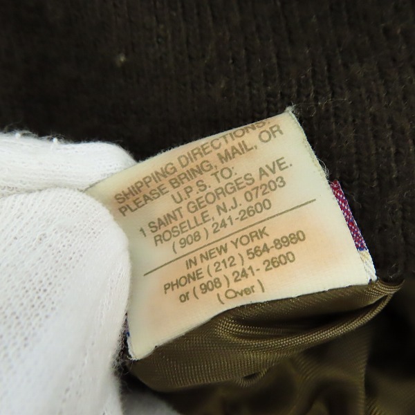 実際に弊社で買取させて頂いたSCHOTT/ショット A-2 レザーフライトジャケット/42の画像 4枚目