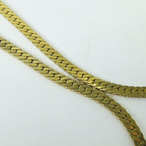 実際に弊社で買取させて頂いたGIVENCHY/ジバンシィ Gロゴ 喜平チェーン ネックレスの画像 2枚目