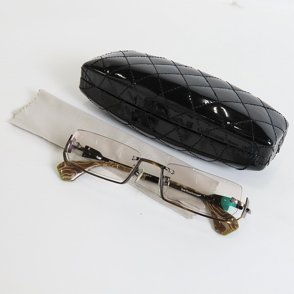 実際に弊社で買取させて頂いたless than human/レス ザン ヒューマン 乱 アンダーリム メタル フレーム 眼鏡/メガネ/アイウェア 1180-240108-tの画像 8枚目