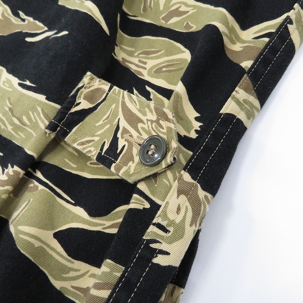 実際に弊社で買取させて頂いたBUZZ RICKSON'S/バズリクソンズ ゴールドタイガーパターン カモフラージュ コンバットジャケット BR14581/38の画像 7枚目
