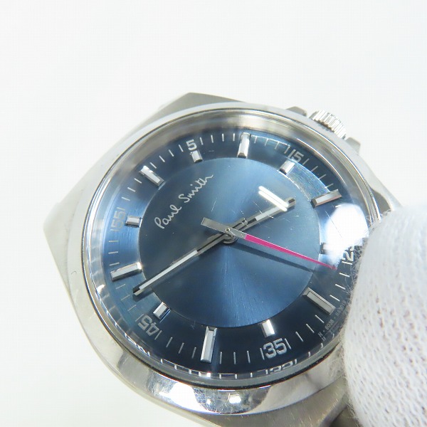 実際に弊社で買取させて頂いた Paul Smith/ポール・スミス メタルバンド クオーツ腕時計/6038-H24741【動作未確認】の画像 5枚目