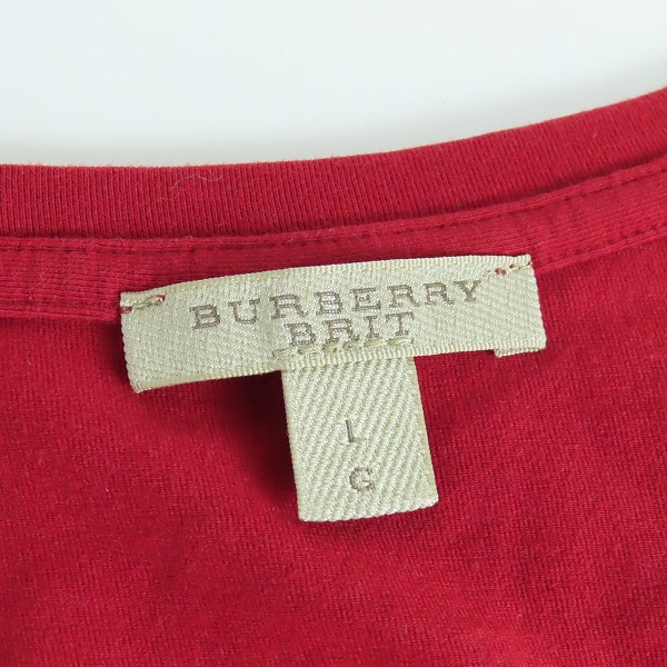 実際に弊社で買取させて頂いたBURBERRY BRIT/バーバリー ブリット 半袖 Tシャツ カットソー/Lの画像 2枚目