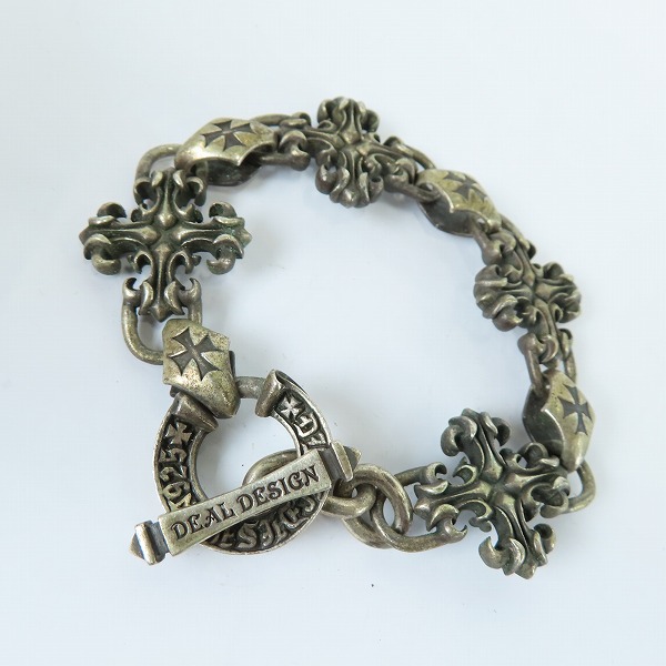 実際に弊社で買取させて頂いたDEAL DESIGN/ディールデザイン クロス ブレスレット