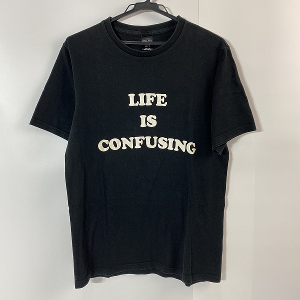 実際に弊社で買取させて頂いたNUMBER (N)INE/ナンバーナイン 03AW カート期  LIFE IS CONFUSIN Tシャツ ブラック 3