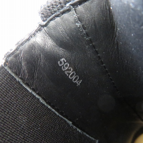 実際に弊社で買取させて頂いたLOEWE/ロエベ レザー サイドゴア チェルシーブーツ 39の画像 5枚目