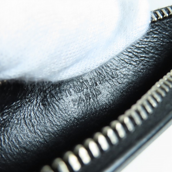 実際に弊社で買取させて頂いたSAINT LAURENT PARIS/サンローランパリ フラグメント ジップポーチ 609362の画像 5枚目