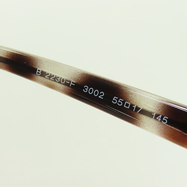 実際に弊社で買取させて頂いたBURBERRY/バーバリー メガネフレーム アイウェア B 2230-F 3002の画像 5枚目