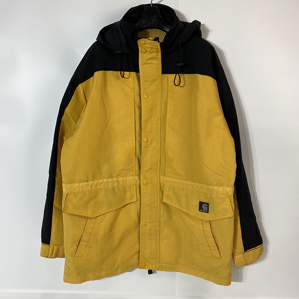 実際に弊社で買取させて頂いたCarhartt/カーハート マウンテンパーカー イエロー×ブラック 