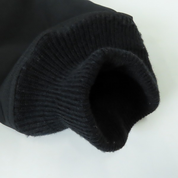 実際に弊社で買取させて頂いたBACK CHANNEL/バックチャンネル MA-1 ジップアップブルゾン/Lの画像 5枚目