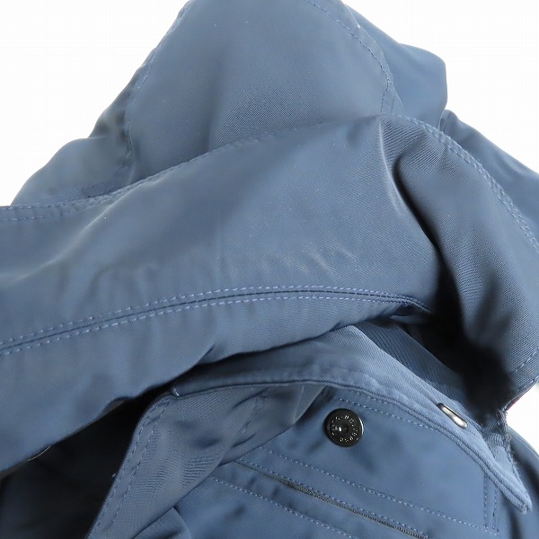 実際に弊社で買取させて頂いたNISHIKAWA DOWN×nano universe/西川ダウン×ナノユニバース ステンカラーコート NUC44DW0672TS ネイビー/Sの画像 5枚目