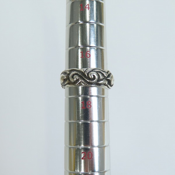 実際に弊社で買取させて頂いたBILL WALL LEATHER/ビルウォールレザー ハートリング/17-17.5号の画像 6枚目