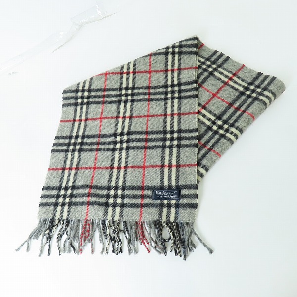 実際に弊社で買取させて頂いたBurberrys/バーバリーズ チェック ウールマフラー