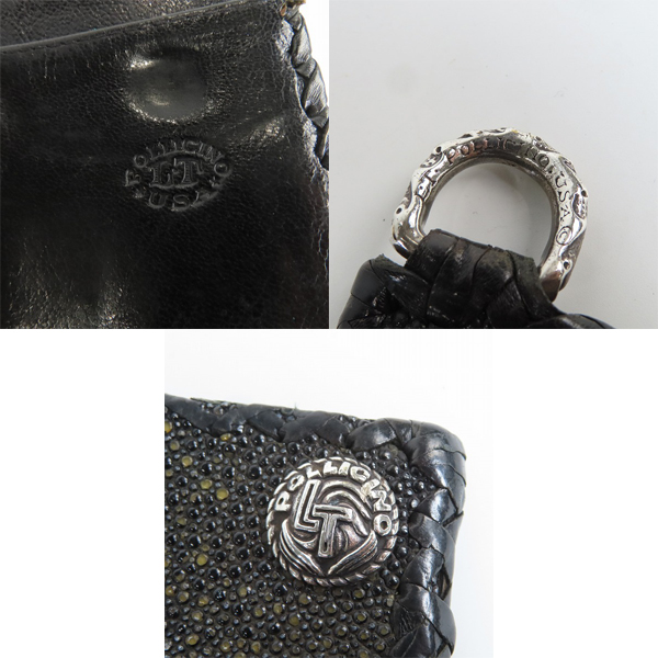 実際に弊社で買取させて頂いた【ギャラ付き】LEATHERS & TREASURES/レザーズアンドトレジャーズ ウォレット/三つ折り財布の画像 6枚目