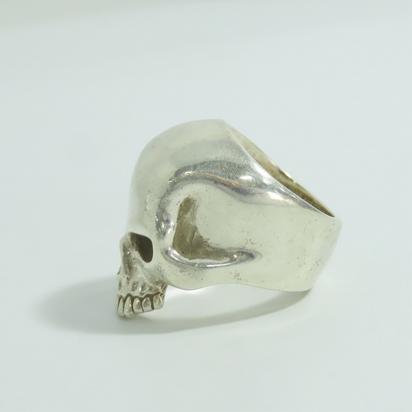 実際に弊社で買取させて頂いたCRAZY PIG/クレイジーピッグ ラージエビルスカルリング 19-20号の画像 2枚目