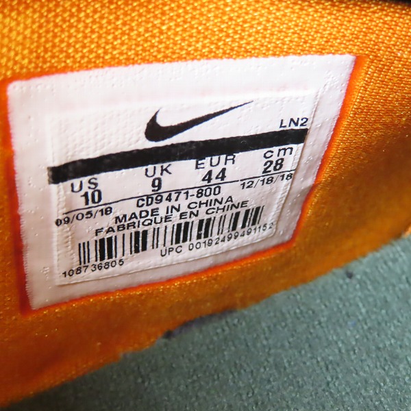 実際に弊社で買取させて頂いたNIKE/ナイキ LEBRON 16 LOW AC/レブロン 16 ロー アトモス CD9471-800/28の画像 5枚目