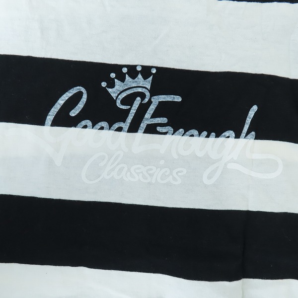実際に弊社で買取させて頂いたGOODENOUGH/グッドイナフ ボーダーTシャツ Mの画像 3枚目