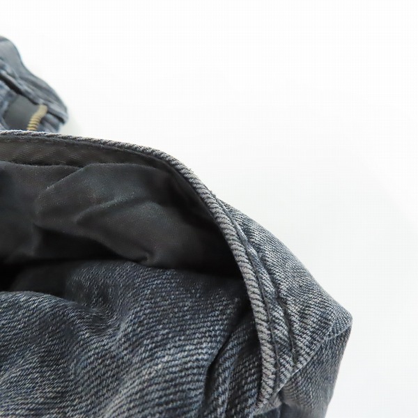 実際に弊社で買取させて頂いたDOLCE&GABBANA/ドルチェアンドガッバーナ/ドルガバ ブラックデニムパンツ G46KLD/44の画像 5枚目