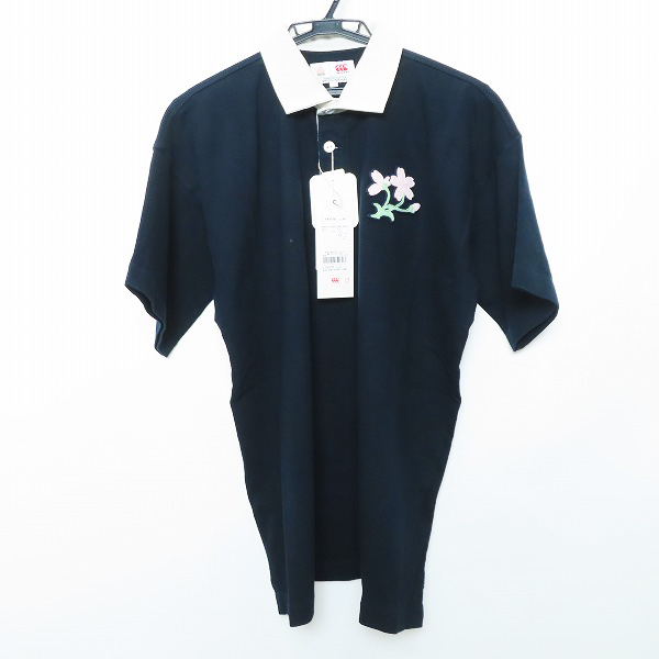 実際に弊社で買取させて頂いた【未使用】canterbury/カンタベリー JAPAN S/S CLASSIC RUGBY JERSEY ポロシャツ RA33785/L
