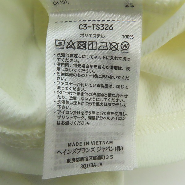 実際に弊社で買取させて頂いた【未使用】Champion/チャンピオン ショートスリーブTシャツ C3-TS326 XLの画像 3枚目