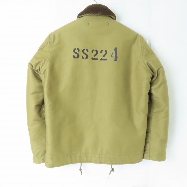 実際に弊社で買取させて頂いたTHE REAL McCOY'S/ザリアルマッコイズ N-1 DECK JACKET U.S.S. COD デッキジャケット MJ17106 36の画像 1枚目