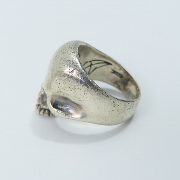 実際に弊社で買取させて頂いたCRAZY PIG/クレイジーピッグ スモール エビルスカルリング 17号の画像 2枚目