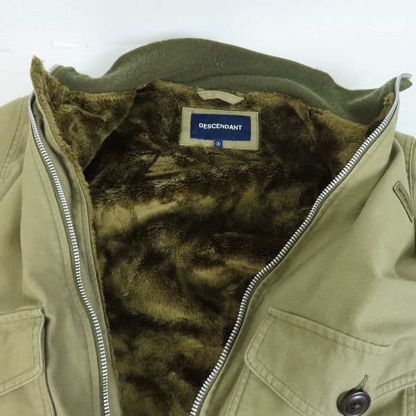 実際に弊社で買取させて頂いたDESCENDANT/ディセンダント 裏ボア ブルゾン/3の画像 6枚目