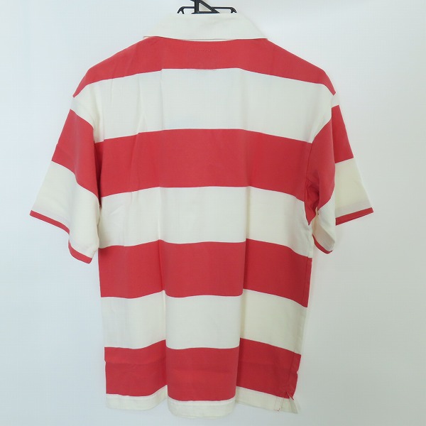 実際に弊社で買取させて頂いた【未使用】CANTERBURY/カンタベリー ボーダー ロゴ刺繍 ポロシャツ RA34014/Mの画像 1枚目