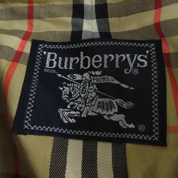 実際に弊社で買取させて頂いたBurberry's/バーバリーズ 裏地チェック チェスターコートの画像 2枚目