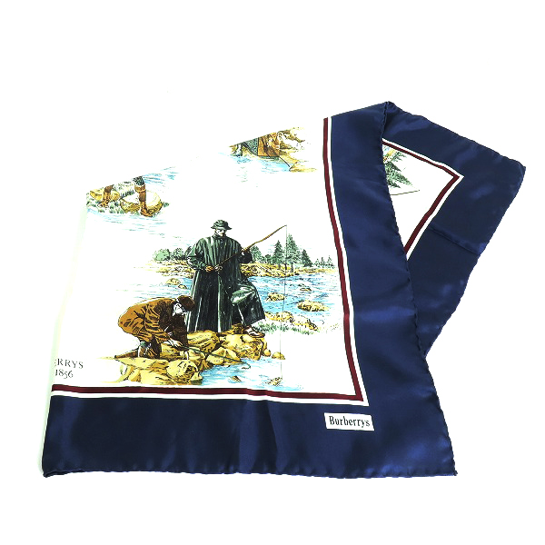 実際に弊社で買取させて頂いたBURBERRYS/バーバリーズ 総柄 大判スカーフ/ストール