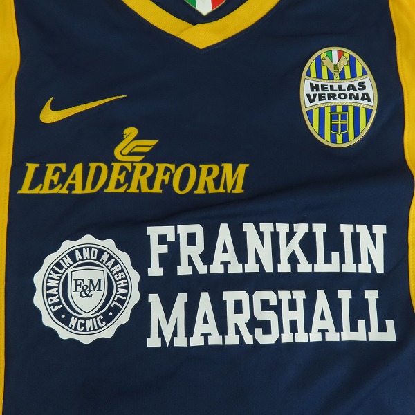 実際に弊社で買取させて頂いたNIKE/ナイキ エラス ヴェローナ 14/15シーズン イタリア代表 レプリカユニフォーム Sの画像 6枚目