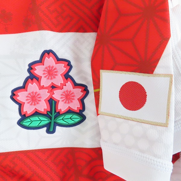実際に弊社で買取させて頂いた 【未使用】CANTERBURY/カンタベリー ラグビー ジャパンRWC2023/日本代表 レプリカジャージ ホーム RG33980WC/Lの画像 6枚目
