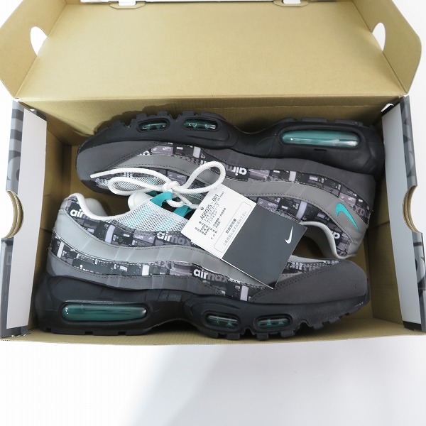 実際に弊社で買取させて頂いたNIKE/ナイキ×atmos/アトモス AIR MAX 95 PRNT/エアマックス95 WE LOVE NIKE AQ0925-001/28.5の画像 8枚目