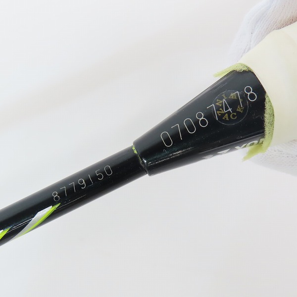 実際に弊社で買取させて頂いたYONEX/ヨネックス NANORAY Z-SPEED/ナノレイZスピード/バドミントンラケットの画像 4枚目