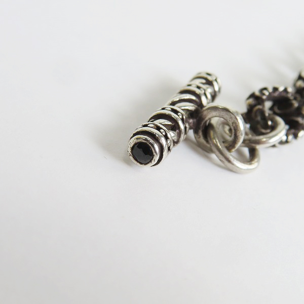 実際に弊社で買取させて頂いた【ギャラ付き】LEATHERS & TREASURES/レザーズアンドトレジャーズ flure de les chain breacelet/ブレスレットの画像 3枚目