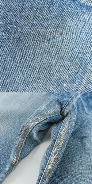 実際に弊社で買取させて頂いたSAINT LAURENT PARIS/サンローランパリ デニムパンツ 500167 YA862/38の画像 9枚目