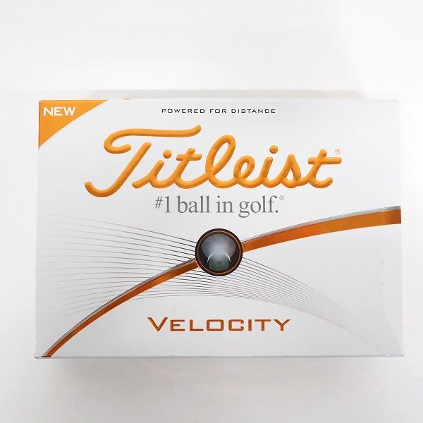 実際に弊社で買取させて頂いた【未使用/オウンネーム】Titleist/タイトリスト VELOCITY/ベロシティ ゴルフボール ホワイト 1ダースの画像 2枚目